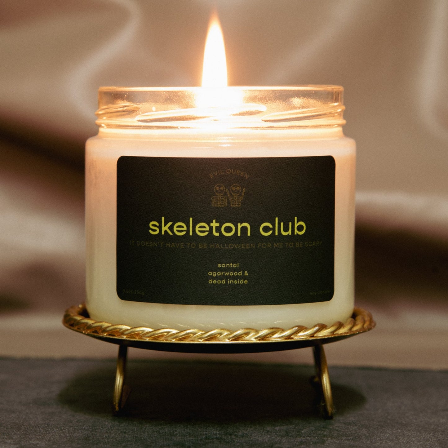 Skeleton Club Candle